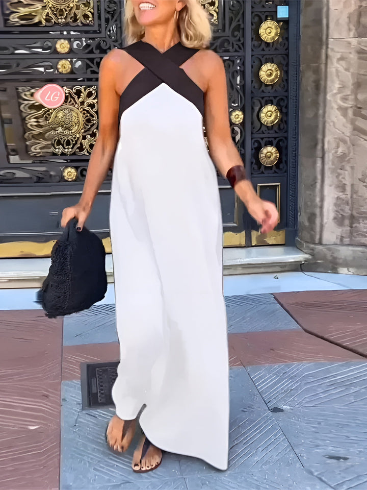 Selina™ Cross-Back Maxi Dress