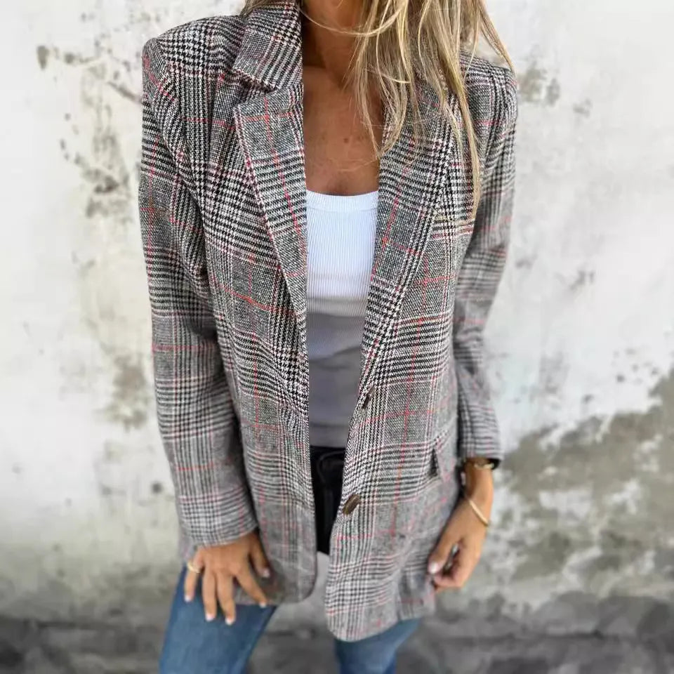 Elvarya™ Checked Blazer