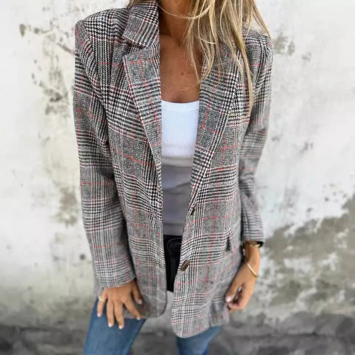 Elvarya™ Checked Blazer