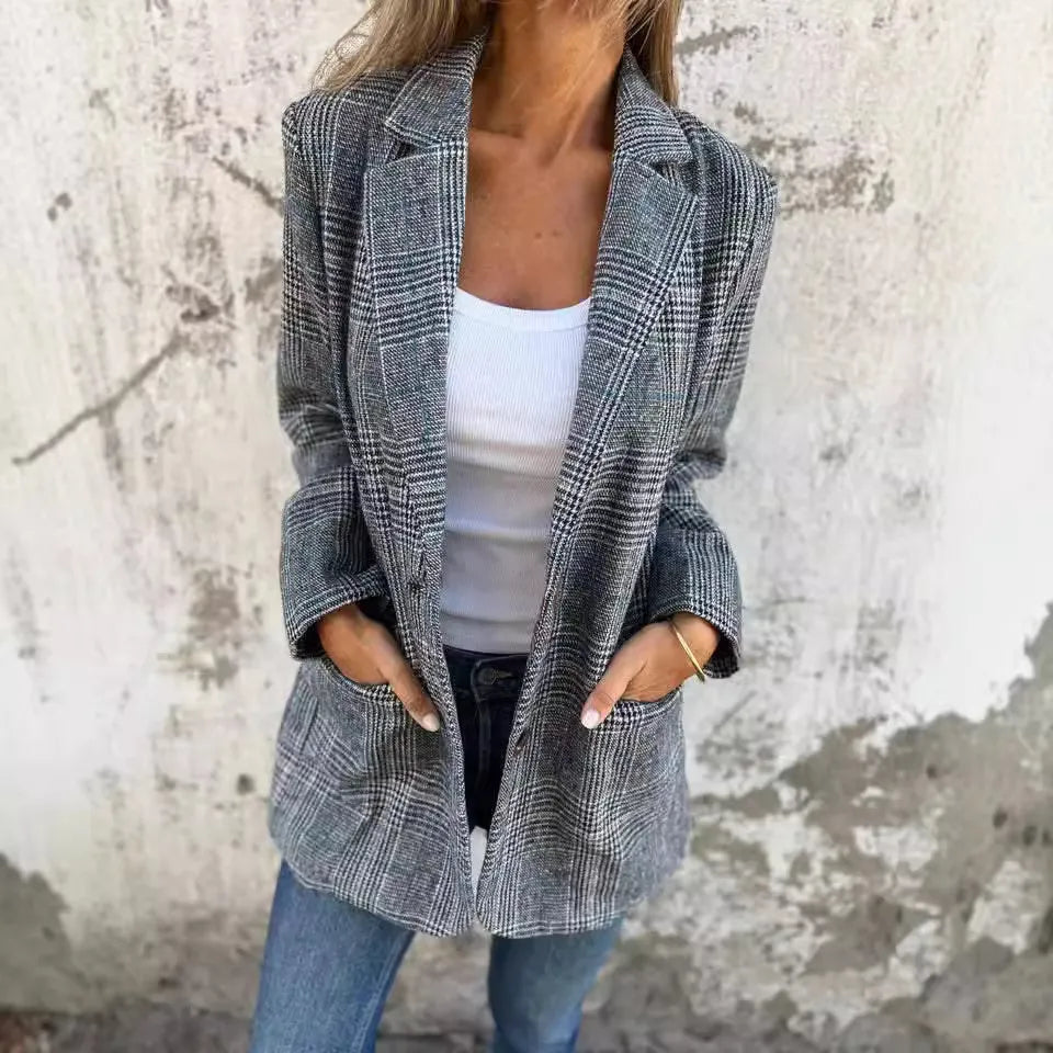 Elvarya™ Checked Blazer