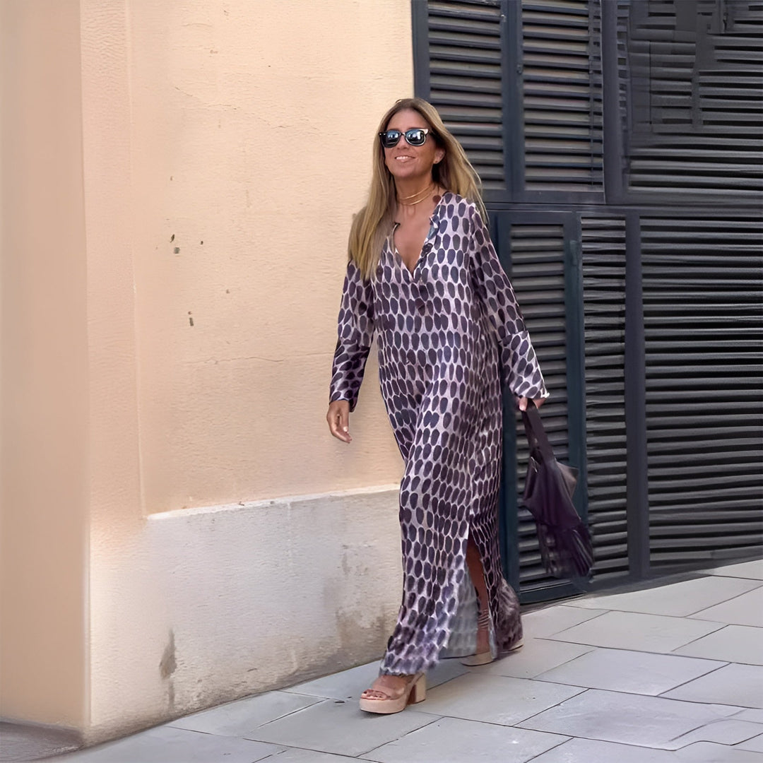 Ravara™ Geo Lounge Maxi Dress