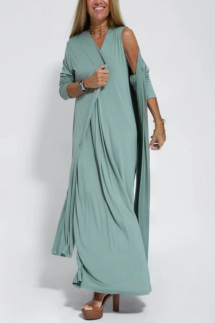 Lunessa™ Sleeveless Drape Dress
